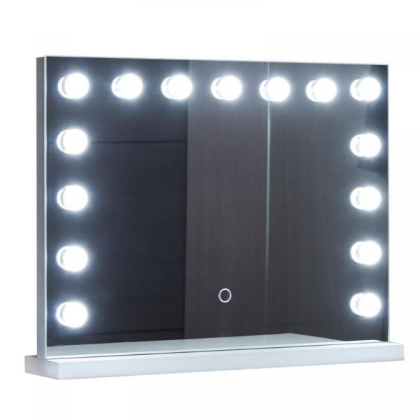 Aquamarin Kúpeľňové LED zrkadlo Holywood 58 x 43 cm
